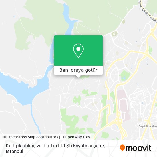 Kurt plastik iç ve dış Tic Ltd Şti kayabası şube harita