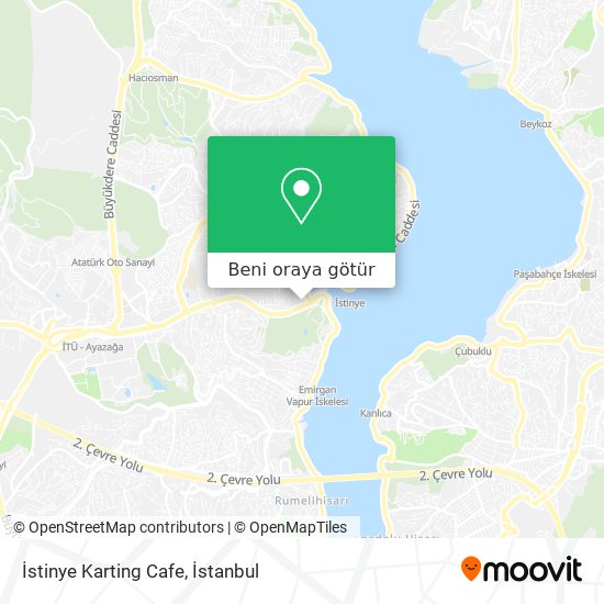 İstinye Karting Cafe harita