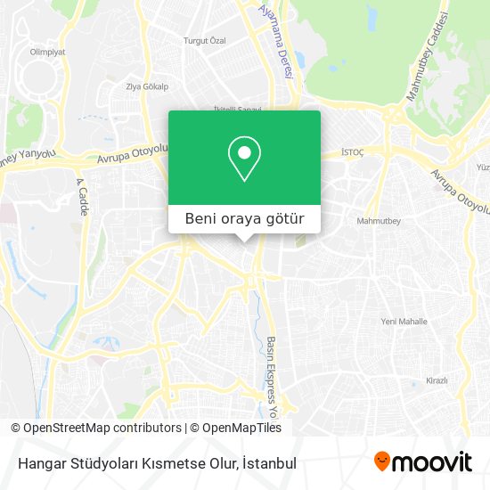 Hangar Stüdyoları Kısmetse Olur harita