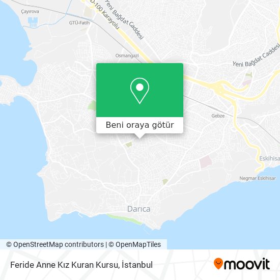 Feride Anne Kız Kuran Kursu harita