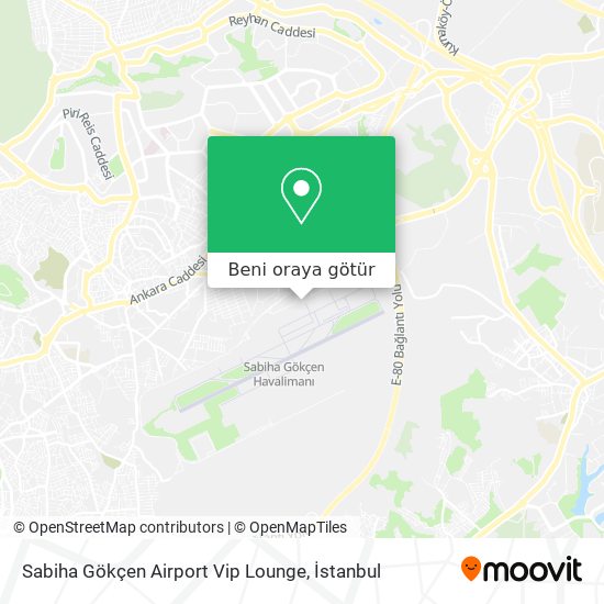 Sabiha Gökçen Airport Vip Lounge harita