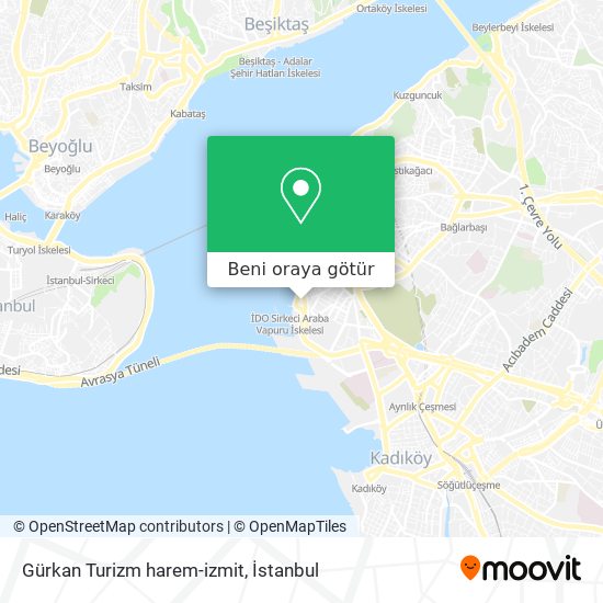 Gürkan Turizm harem-izmit harita