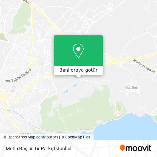 Mutlu Başlar Tır Parkı harita
