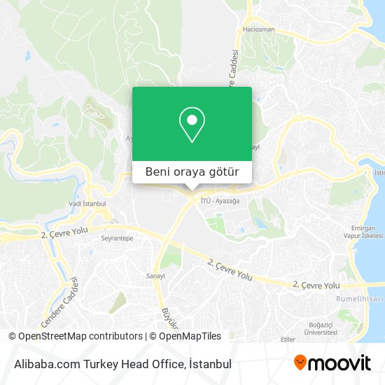 Alibaba.com Turkey Head Office harita