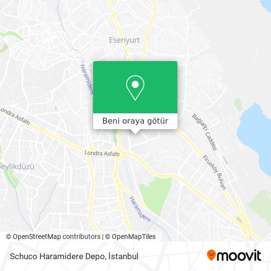 Schuco Haramidere Depo harita