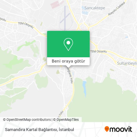 Samandıra Kartal Bağlantısı harita