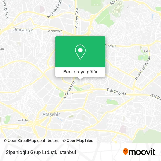 Sipahioğlu Grup Ltd.şti harita