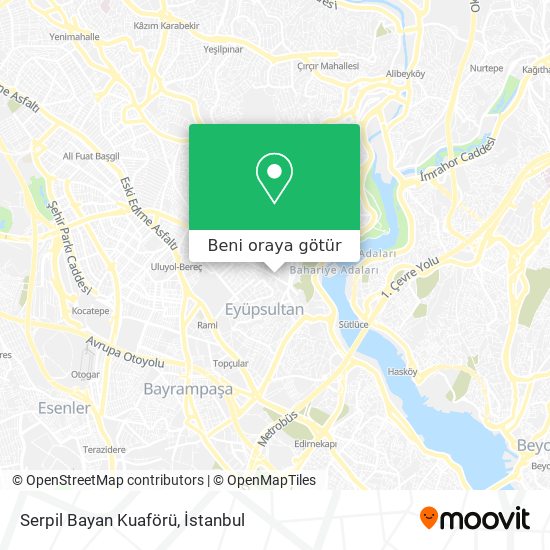 Serpil Bayan Kuaförü harita