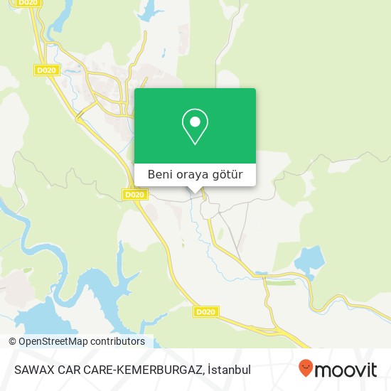 SAWAX CAR CARE-KEMERBURGAZ harita