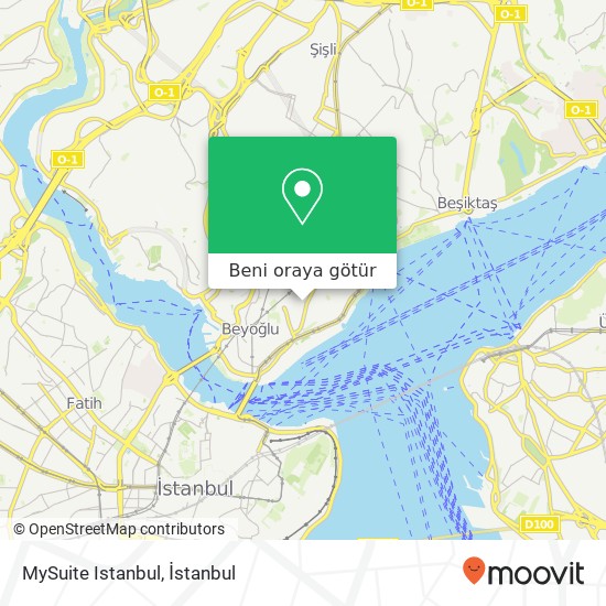 MySuite Istanbul harita