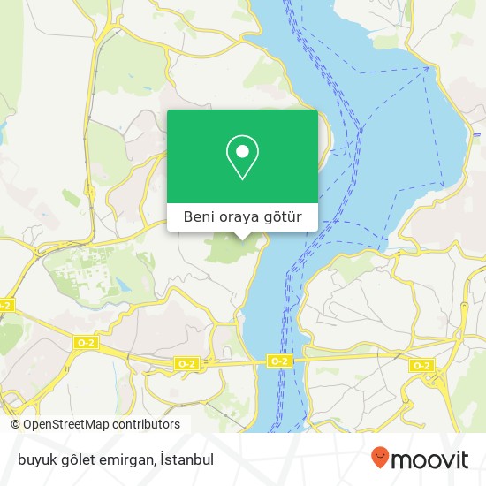 buyuk gôlet emirgan harita