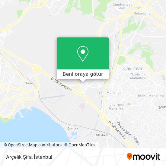 Arçelik Şifa harita