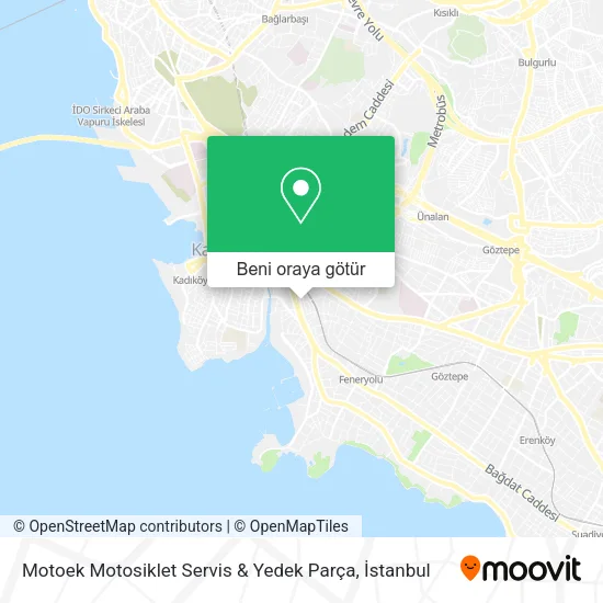 Motoek Motosiklet Servis & Yedek Parça harita