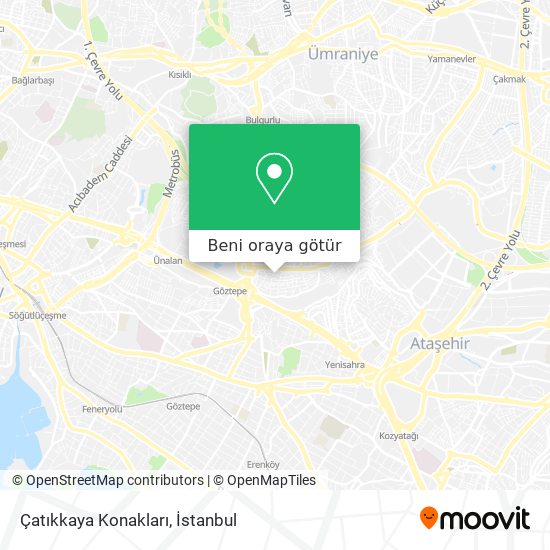 Çatıkkaya Konakları harita