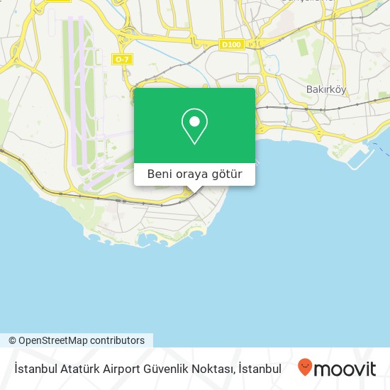 İstanbul Atatürk Airport Güvenlik Noktası harita