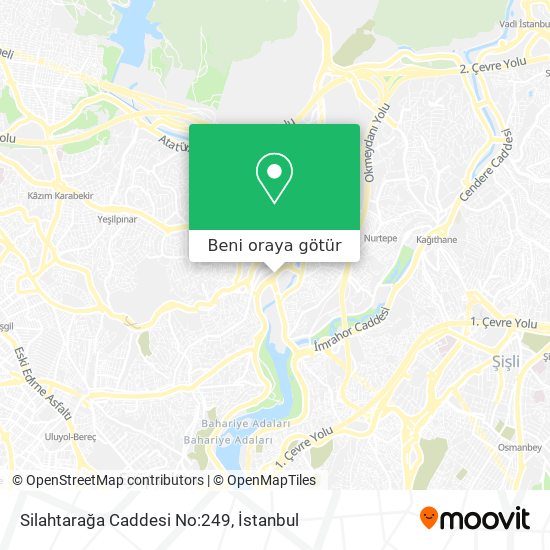 Silahtarağa Caddesi No:249 harita