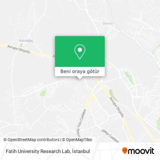Fatih University Research Lab harita