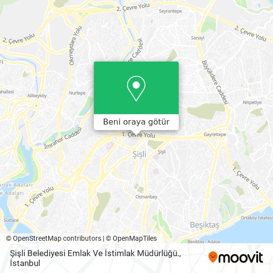 Şişli Belediyesi Emlak Ve İstimlak Müdürlüğü. harita