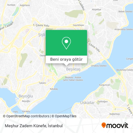 Meşhur Zadem Künefe harita