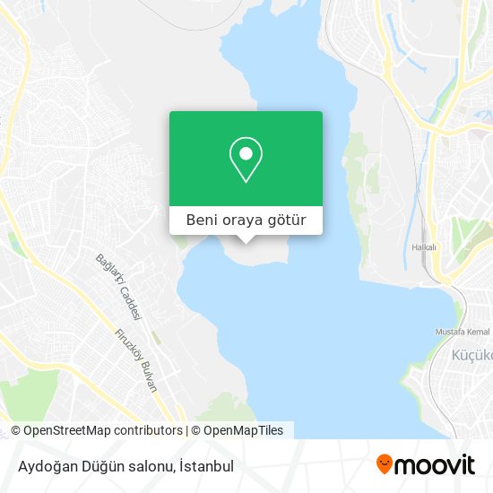 Aydoğan Düğün salonu harita