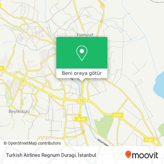 Turkish Airlines Regnum Duragi harita
