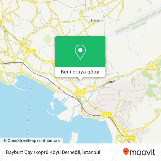 Bayburt Çayırköprü Köyü Derneğii harita