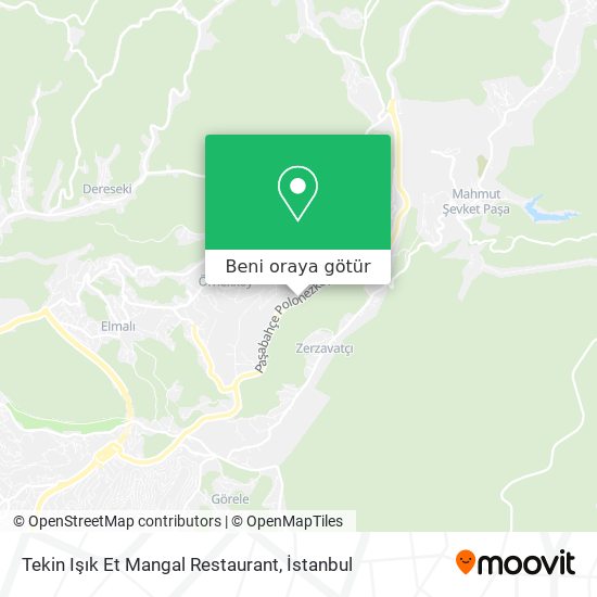 Tekin Işık Et Mangal Restaurant harita