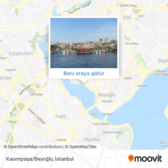Kasımpaşa/Beyoğlu harita