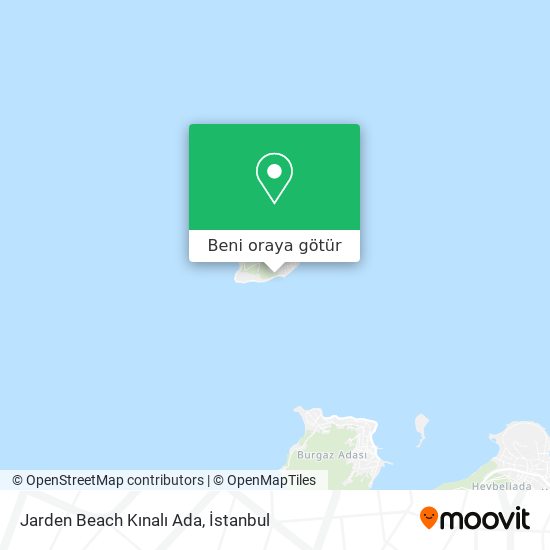 Jarden Beach Kınalı Ada harita