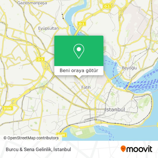 Burcu & Sena Gelinlik harita