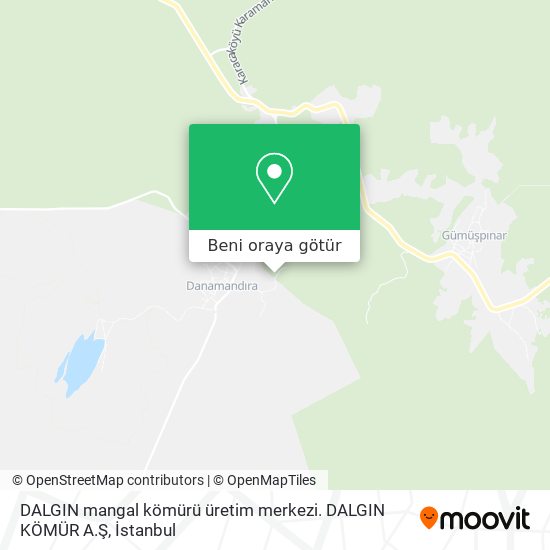 DALGIN mangal kömürü üretim merkezi. DALGIN KÖMÜR A.Ş harita