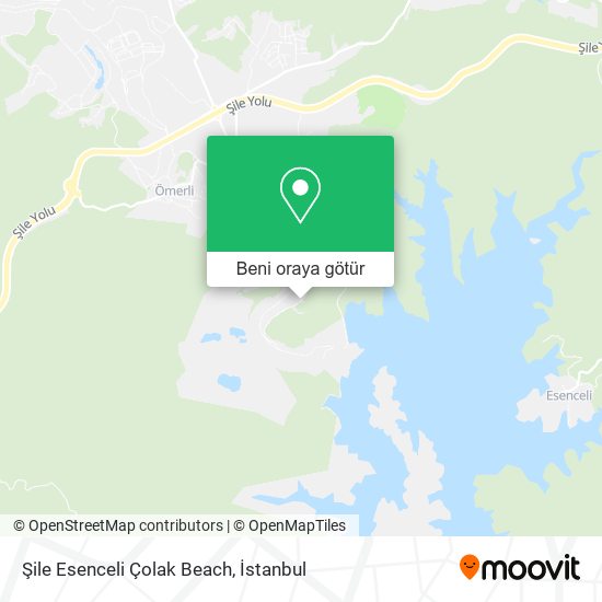 Şile Esenceli Çolak Beach harita