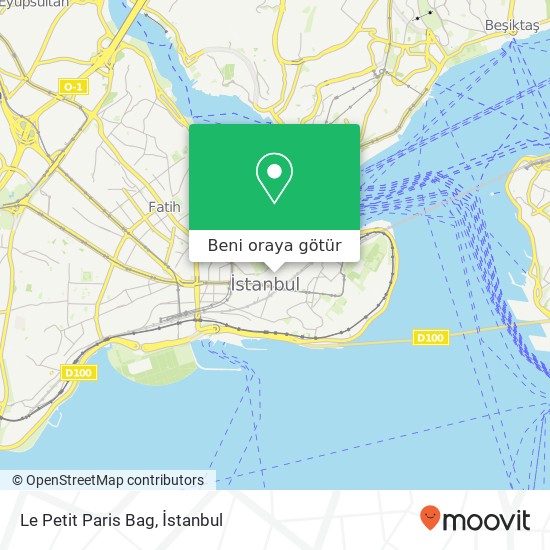 Le Petit Paris Bag harita