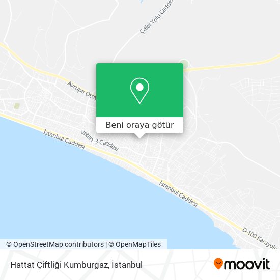 Hattat Çiftliği Kumburgaz harita