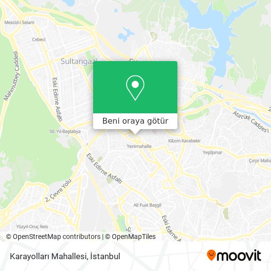 Karayolları Mahallesi harita