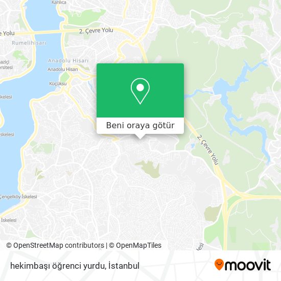 hekimbaşı öğrenci yurdu harita