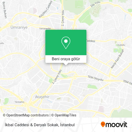İkbal Caddesi & Deryalı Sokak harita