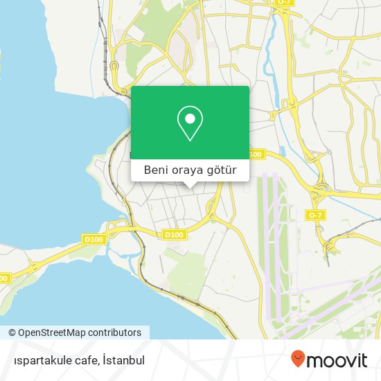 ıspartakule cafe harita