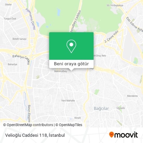 Velioğlu Caddesi 118 harita