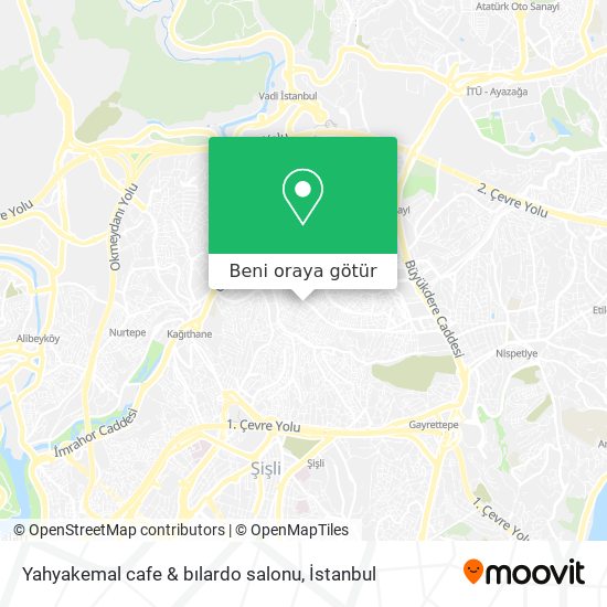 Yahyakemal cafe & bılardo salonu harita