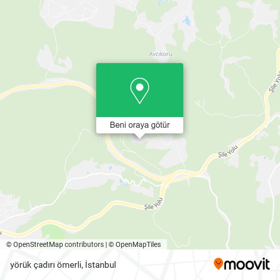 yörük çadırı ömerli harita