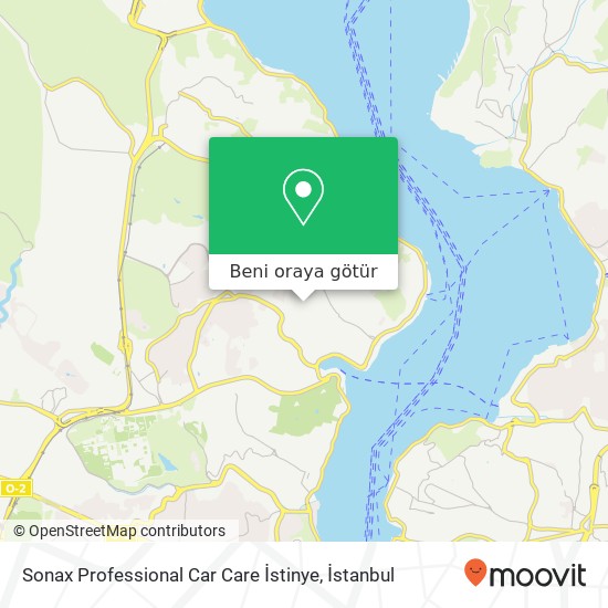 Sonax Professional Car Care İstinye harita