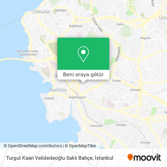 Turgut Kaan Velidedeoğlu Saklı Bahçe harita