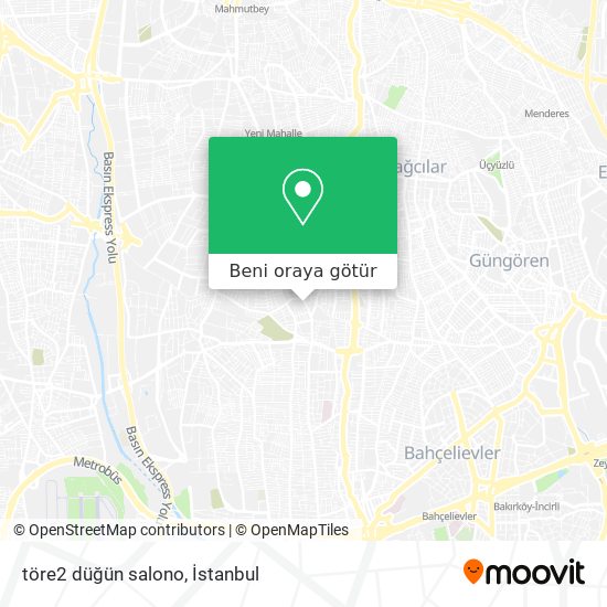 töre2 düğün salono harita