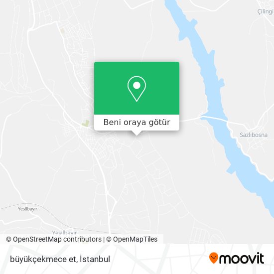 büyükçekmece et harita