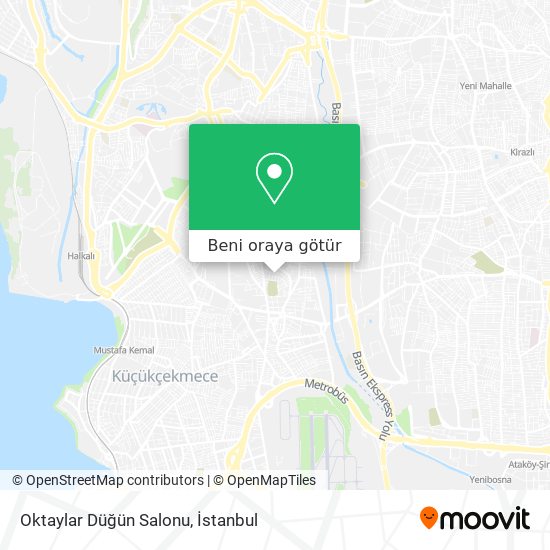 Oktaylar Düğün Salonu harita