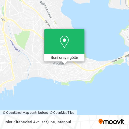 İşler Kitabevleri Avcılar Şube harita