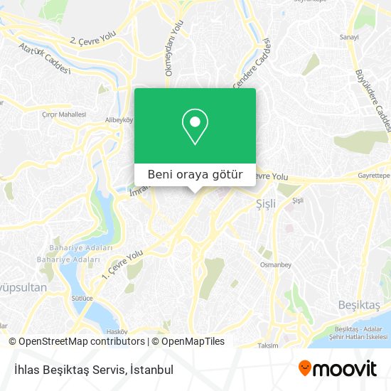 İhlas Beşiktaş Servis harita