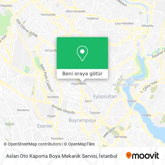 Aslan Oto Kaporta Boya Mekanik Servisi harita