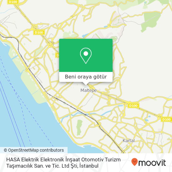 HASA Elektrik Elektronik İnşaat Otomotiv Turizm Taşımacılık San. ve Tic. Ltd Şti harita